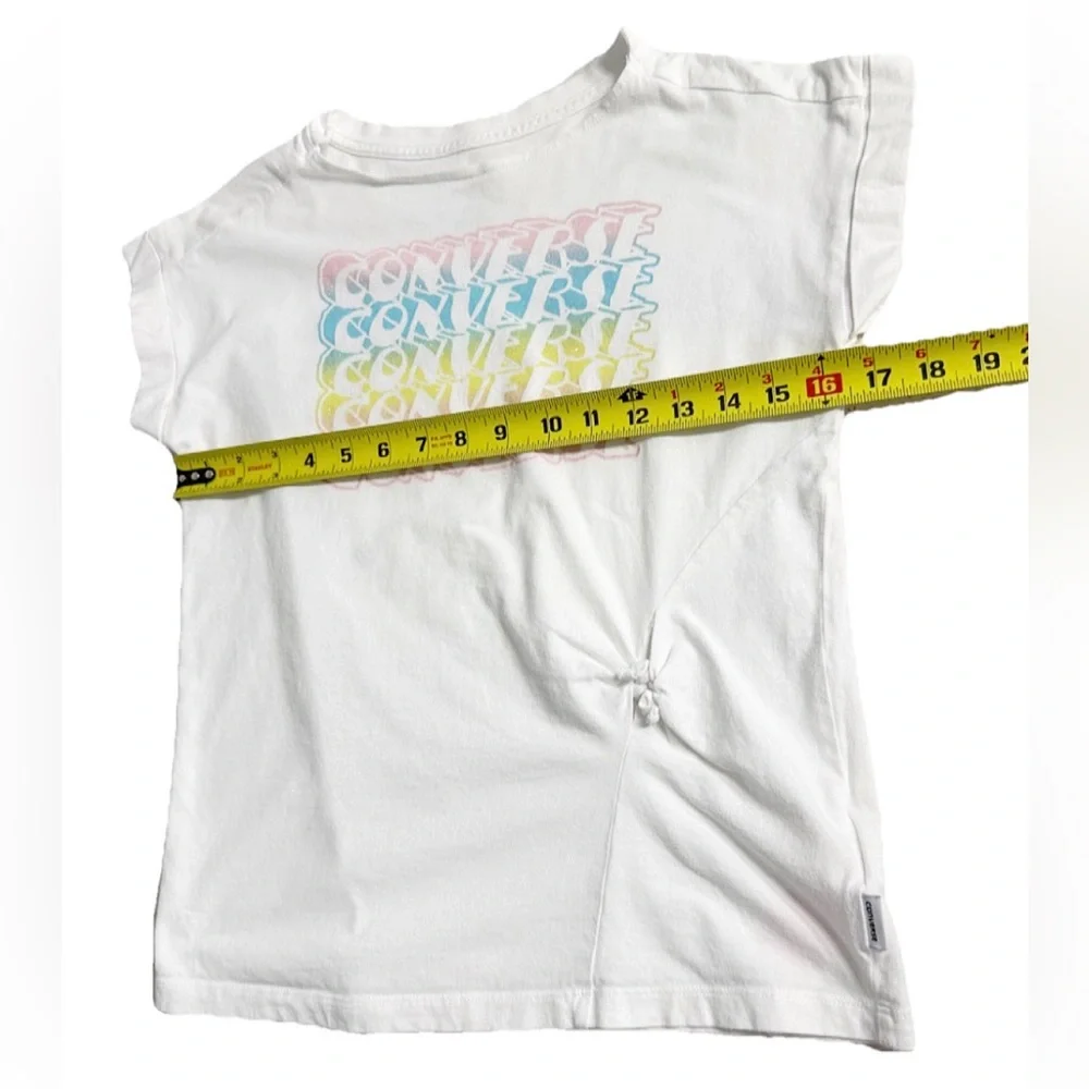 Converse Rainbow Logo T-Shirt Girls Size Large (12–13)